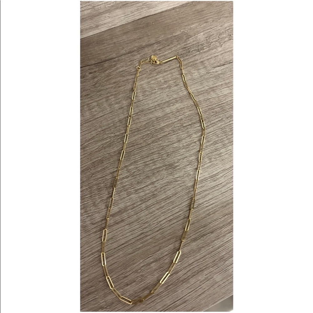 Kendra Scott Courtney Paperclip Necklace in Gold
